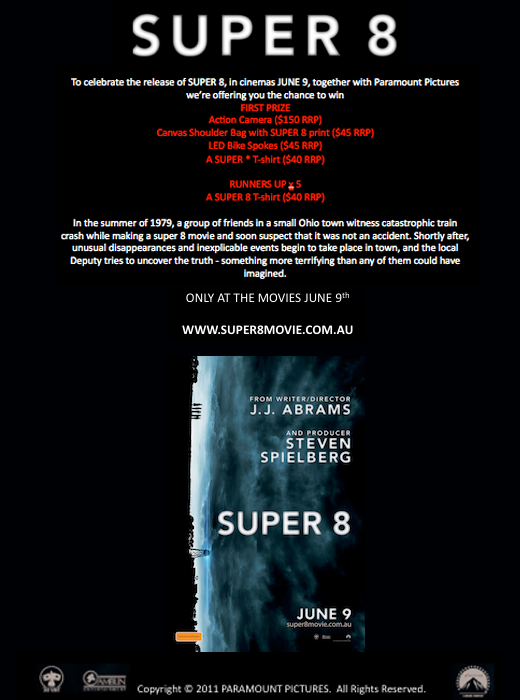 Super 8 promo The Reel Bits