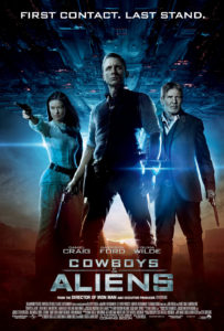 Cowboys and Aliens International One Sheet Group poster