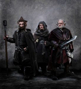 Jed Brophy as Nori, Adam Brown as Ori and Mark Hadlow as Dori in "The Hobbit: An Unexpected Journey"