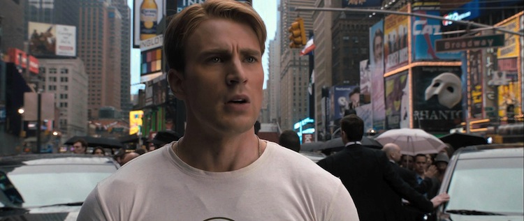 Captain America in The Avengers (Times Square)