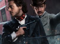 Sherlock Holmes: A Game of Shadows - Train banner (Robert Downey Jr and Jude Law)