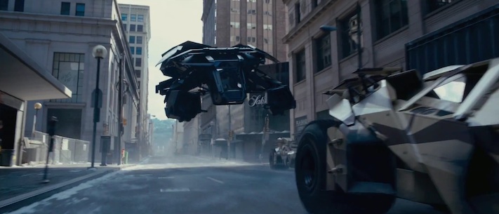 The Dark Knight Rises - Batman can fly!