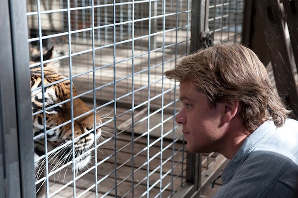 We Bought A Zoo - Matt Damon and a tiger
