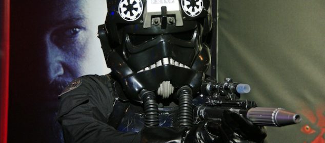 TIE Fighter Pilot at Australian Premiere of Star Wars: Episode I - The Phantom Menace 3D in Sydney