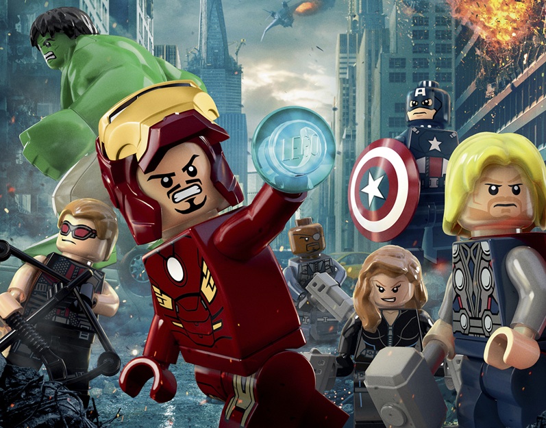 LEGO poster for THE AVENGERS