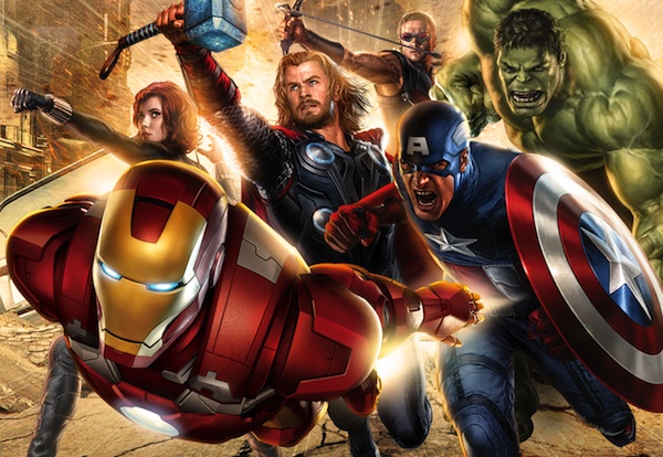 Original Avengers Movie Poster - Thor - Hulk - Iron Man - Marvel