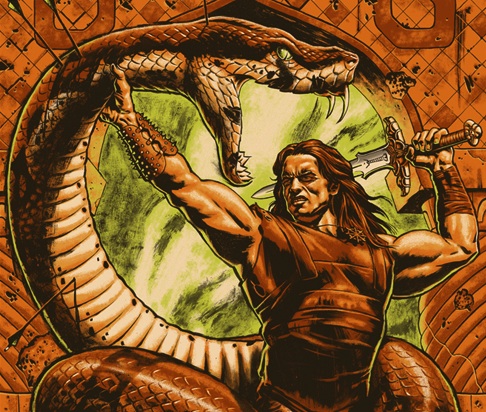 Conan the Barbarian - Mondo poster - Jason Edmiston