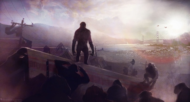 Rise of the Planet of the Apes concept art