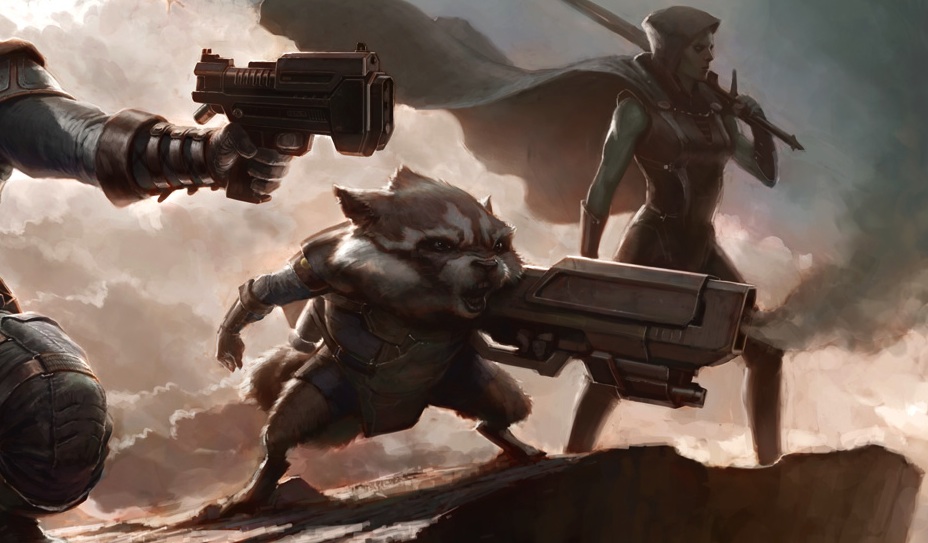 Guardians of the Galaxy - Film Concept Art - Rocket Raccoon