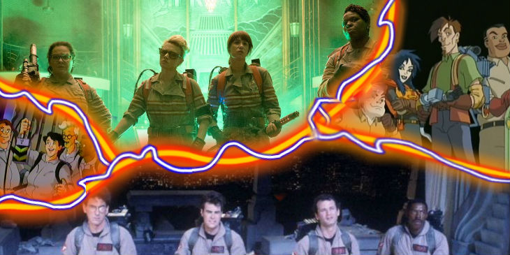Ghostbusters Multiverse - Ghostbusters 1984, 2016, The Real Ghostbusters and Extreme Ghostbusters