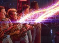 The Ghostbusters Abby (Melissa McCarthy), Holtzmann (Kate McKinnon), Erin (Kristen Wiig) and Patty (Leslie Jones) in Columbia Pictures' GHOSTBUSTERS.