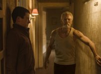 Dylan Minnette (left) and Stephen Lang star in Screen Gems' horror-thriller DON'T BREATHE.