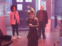 Programme Name: Doctor Who S10 - TX: 24/06/2017 - Episode: n/a (No. 11) - Picture Shows: Bill (PEARL MACKIE), Missy (MICHELLE GOMEZ), Nardole (MATT LUCAS) - (C) BBC/BBC Worldwide - Photographer: Jon Hall