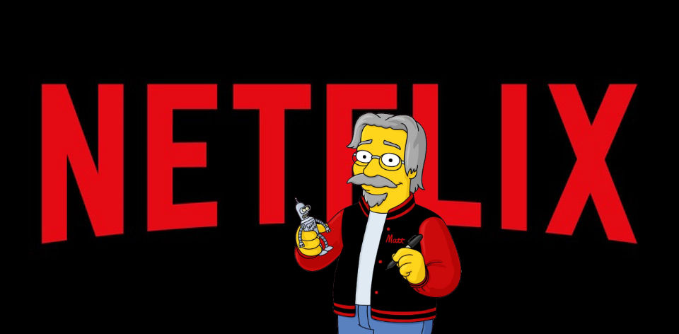 Netflix Logo with Matt Groening