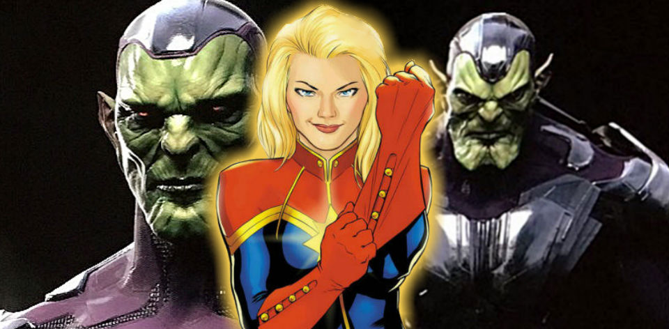 Captain Marvel Skrull Concept Art