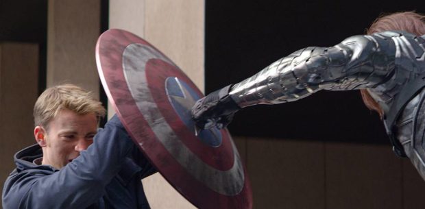 Captain America: The Winter Soldier - Shield fight