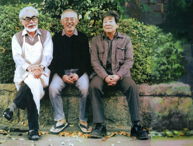 Miyazaki, Suzuki and Takahata - Studio Ghibli trio