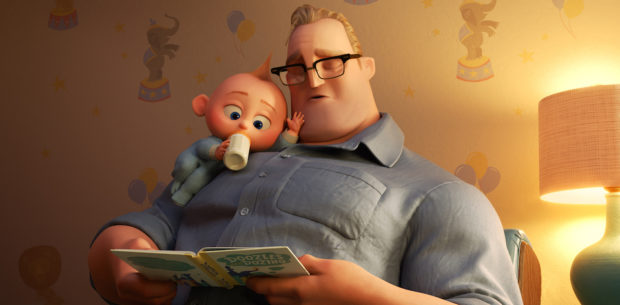 BEDTIME STORY – In “Incredibles 2,” Bob navigates life at home with the Parr kids while Helen leads a campaign to bring back Supers. But when baby Jack-Jack shows some surprising changes - including the appearance of a few unexpected super powers—Bob finds that it’s challenging to keep up (and awake), even for Mr. Incredible. Featuring Craig T. Nelson as the voice of Bob, Disney-Pixar’s “Incredibles 2” opens in U.S. theaters on June 15, 2018. ©2018 Disney•Pixar. All Rights Reserved.