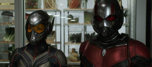 Marvel Studios ANT-MAN AND THE WASP..L to R: Wasp/Hope van Dyne (Evangeline Lilly) and Ant-Man/Scott Lang (Paul Rudd)..Photo: Film Frame..©Marvel Studios 2018