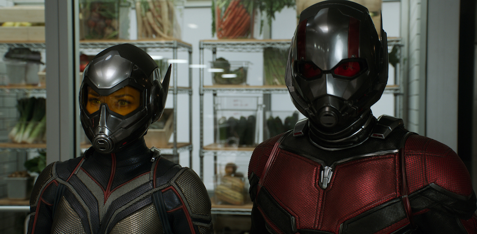 Marvel Studios ANT-MAN AND THE WASP..L to R: Wasp/Hope van Dyne (Evangeline Lilly) and Ant-Man/Scott Lang (Paul Rudd)..Photo: Film Frame..©Marvel Studios 2018