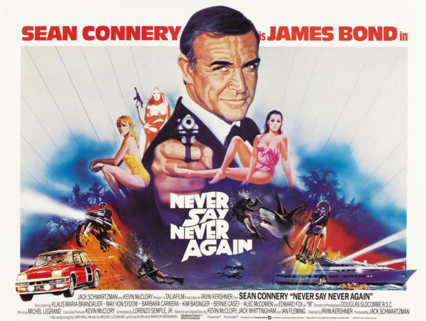 Never Say Never Again UK quad poster