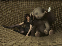 NOTHIN’ BUT NET – When high-flying star Colette Marchant teams up with a baby elephant who can fly, their new act proves a little challenging. Starring Eva Green as Colette, Disney’s all-new, live-action adventure “Dumbo” opens in U.S. theaters on March 29, 2019...© 2019 Disney Enterprises, Inc. All Rights Reserved..