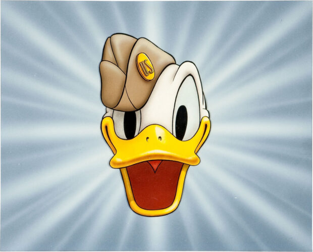 Donald Duck wartime title card