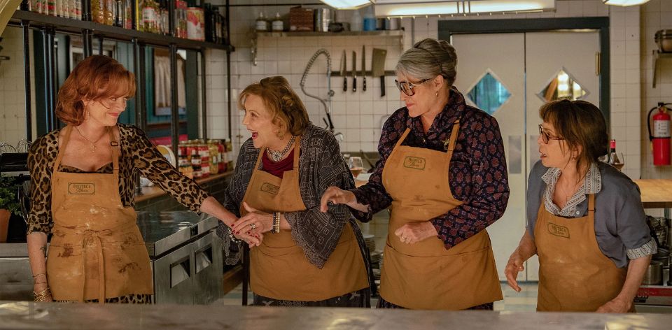 Susan Sarandon, Brenda Vaccaro, Lorraine Bracco and Talia Shire in Nonnas (2025)