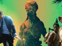 Stephen King in 2025: New Books, Screen Adaptations & What’s Next - Montage of images from Never Flinch, Life of Chuck and The Long Walk
