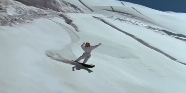 A View to a Kill (1985) - Snowboarding