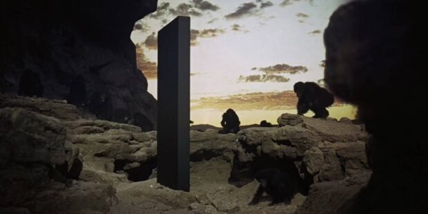 The monolith in 2001: A Space Odyssey 