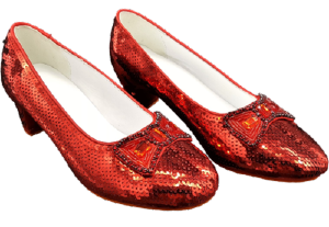The Wizard of Oz - Ruby slippers