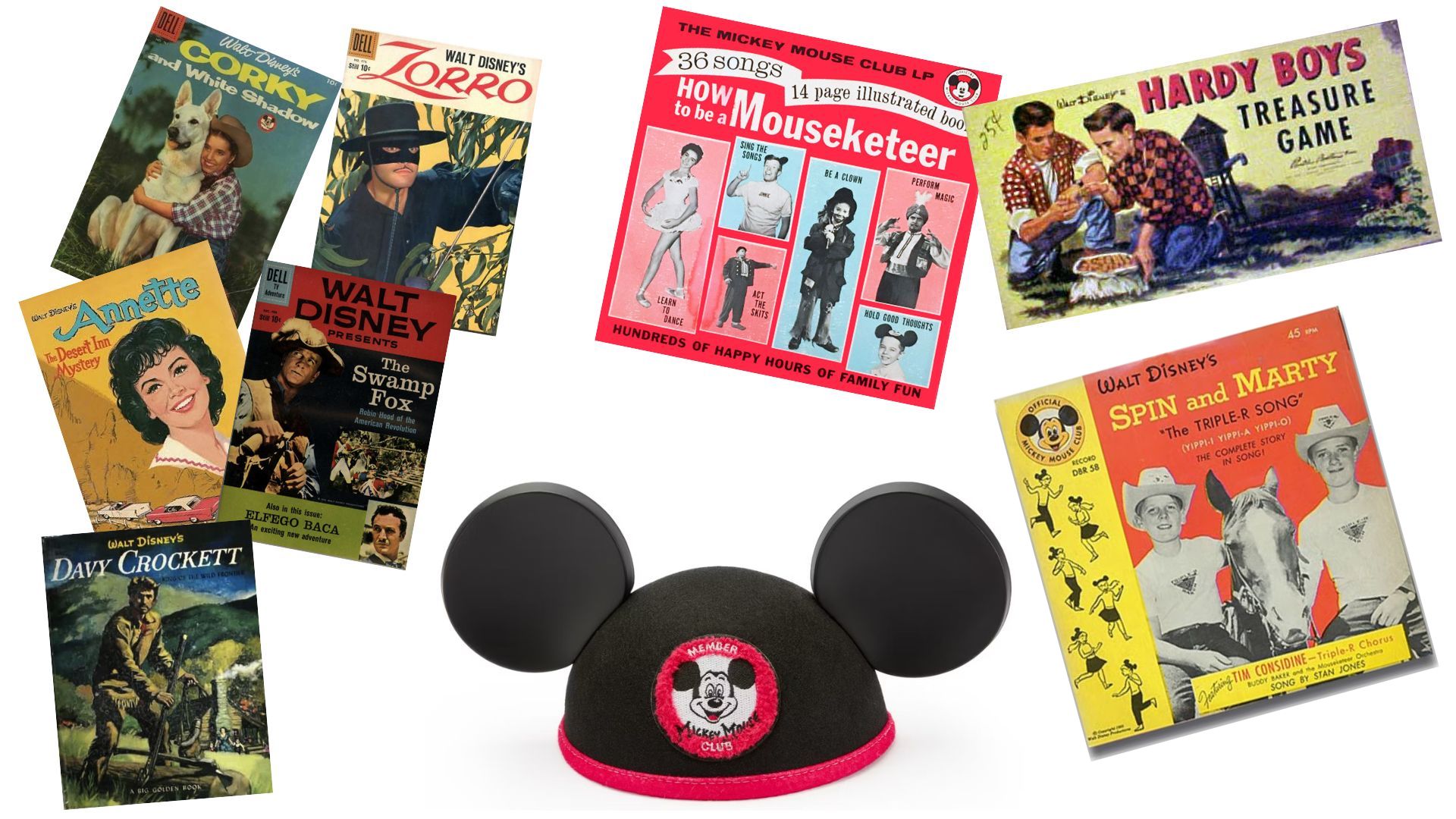 Collection of Disney television ephemera from the 1950s and 60s
