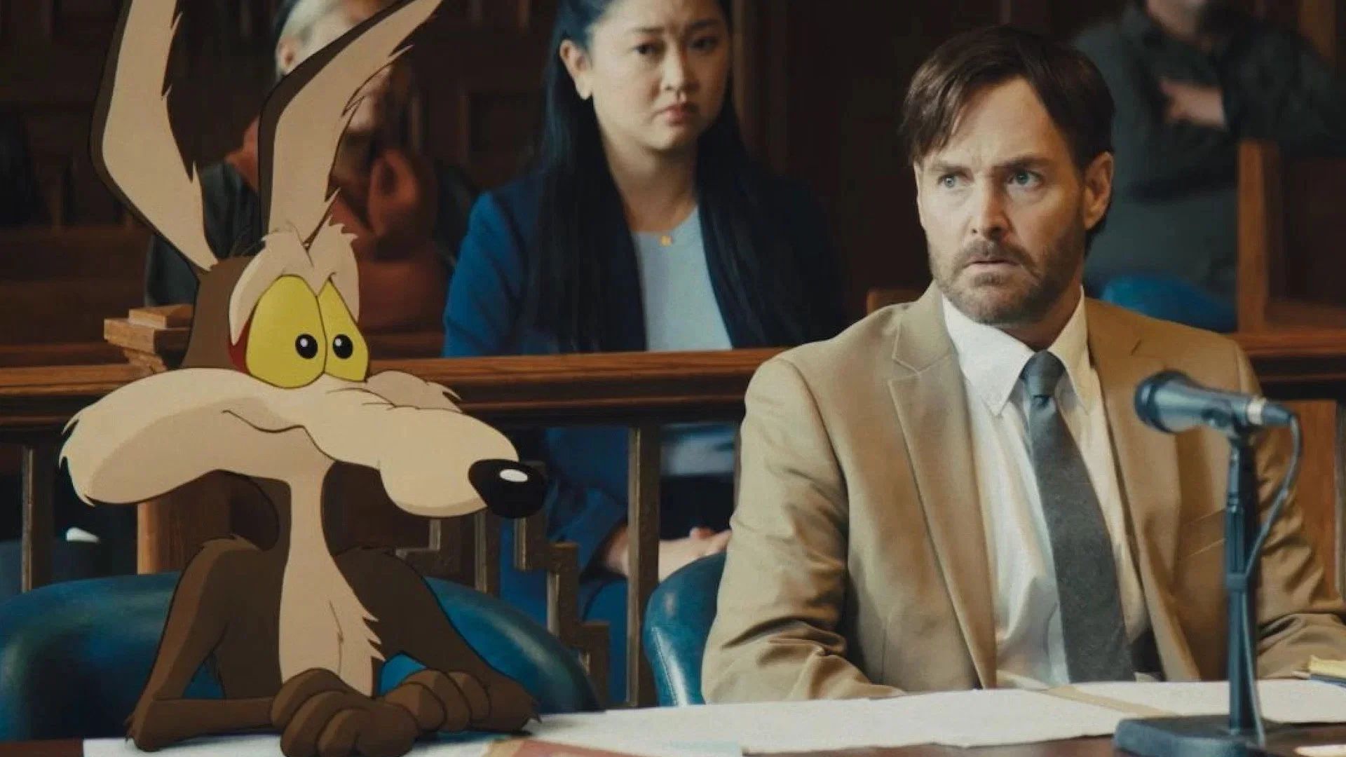 Coyote vs Acme (2026) - Will Forte in court